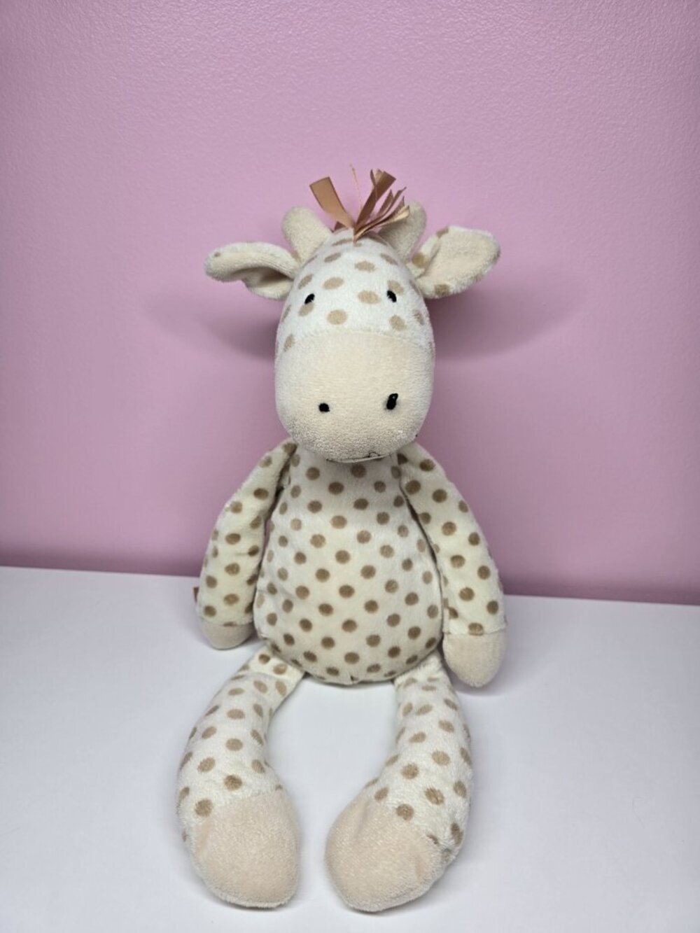 Jellycat Georgie Giraffe Plush Polka Dot Stuffed Animal 16" Little Jellycat
